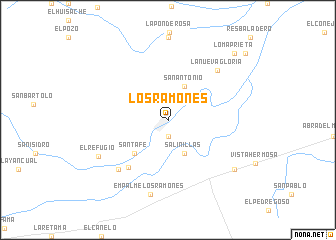 map of Los Ramones