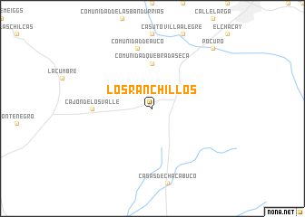 map of Los Ranchillos