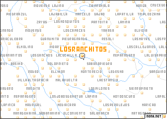 map of Los Ranchitos