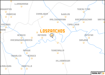 map of Los Ranchos