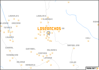 map of Los Ranchos