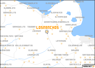 map of Los Ranchos