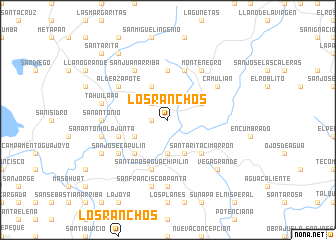 map of Los Ranchos