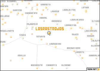 map of Los Rastrojos