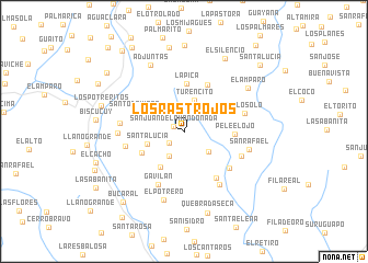 map of Los Rastrojos