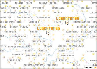 map of Los Ratones