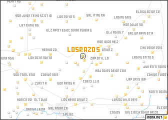 map of Los Razos