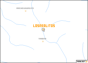 map of Los Realitos