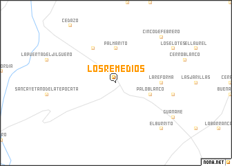 map of Los Remedios