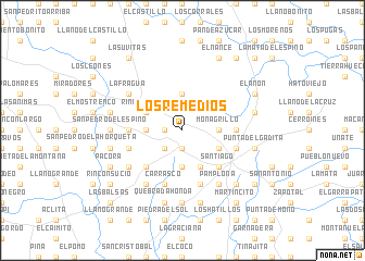 map of Los Remedios