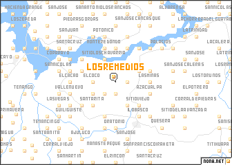 map of Los Remedios