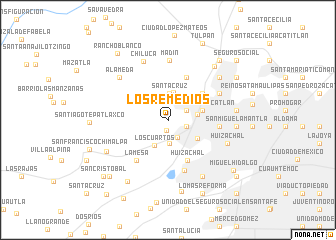 map of Los Remedios