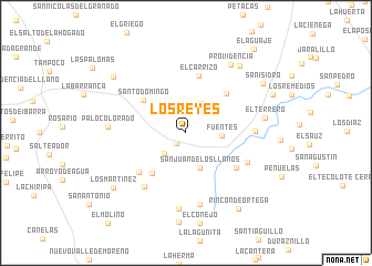 map of Los Reyes