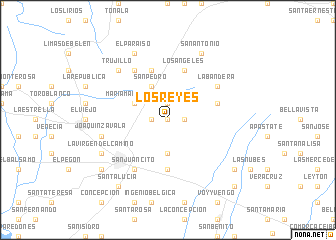 map of Los Reyes