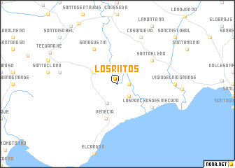 map of Los Riitos