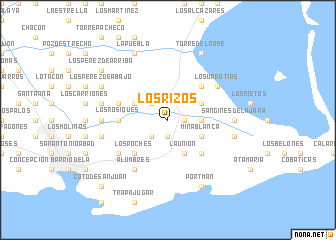 map of Los Rizos