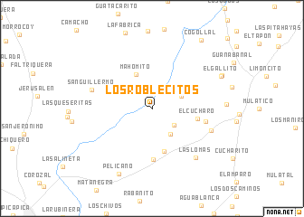 map of Los Roblecitos