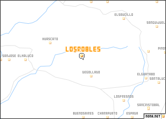 map of Los Robles