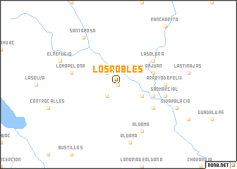 map of Los Robles