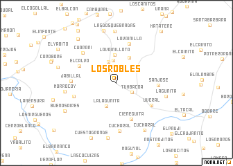 map of Los Robles