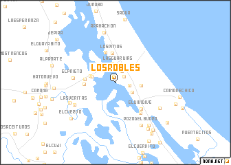 map of Los Robles