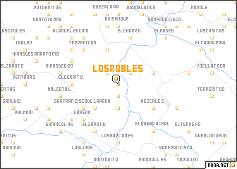 map of Los Robles