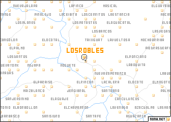 map of Los Robles