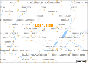 map of Los Rubios