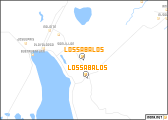 map of Los Sábalos