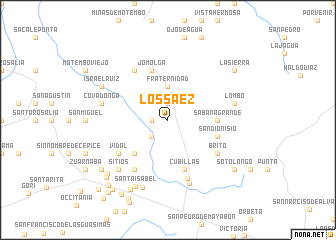 map of Los Sáez