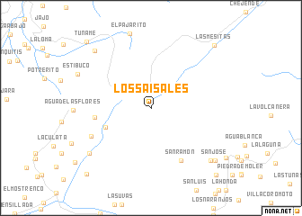 map of Los Saisales