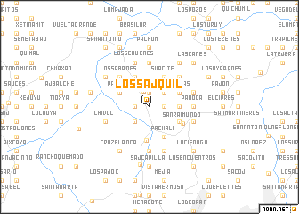 map of Los Sajquil
