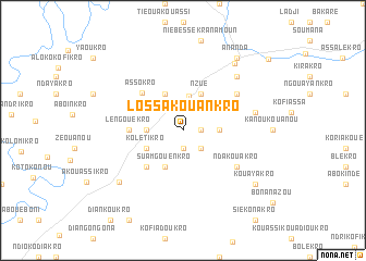 map of Lossakouankro