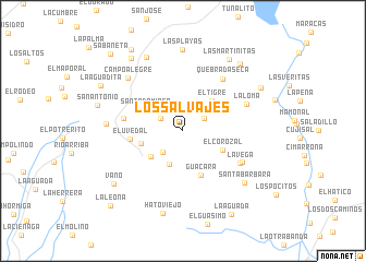 map of Los Salvajes