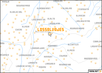 map of Los Salvajes