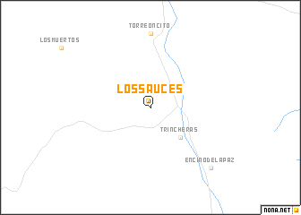 map of Los Sauces