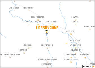 map of Los Sayaude