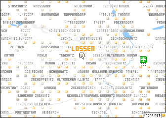 map of Lossen