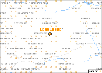 map of Lößlberg