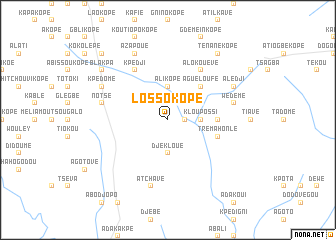map of Lossokopé
