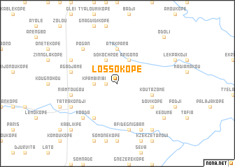 map of Lossokopé