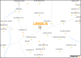 map of Los Solis