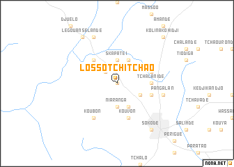 map of Losso Tchitchao