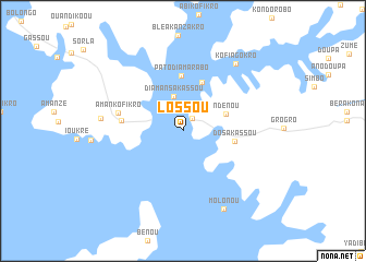 map of Lossou