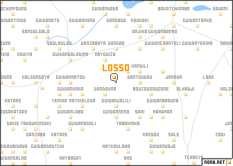 map of Losso