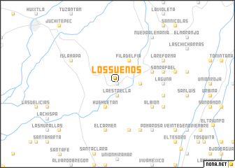 map of Los Sueños