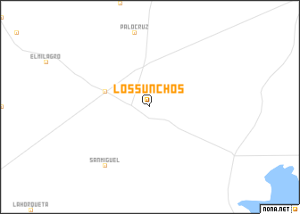 map of Los Sunchos