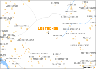 map of Los Tachos