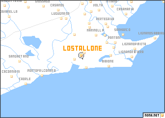 map of Lo Stallone