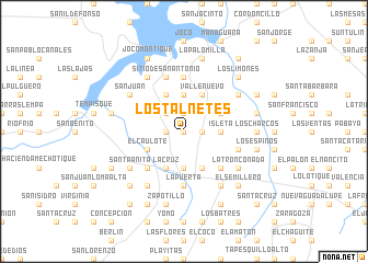 map of Los Talnetes